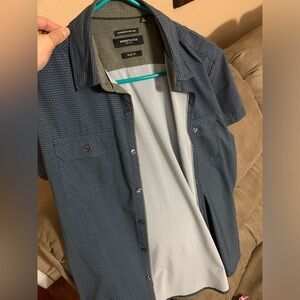 Kenneth Cole slim fit short sleeve button down
